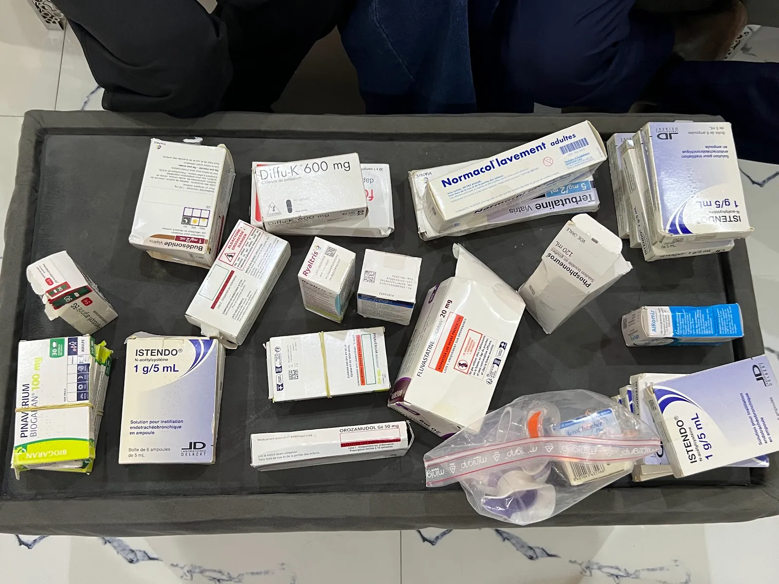 Vue d’ensemble des médicaments reçus par l’association Sérénité